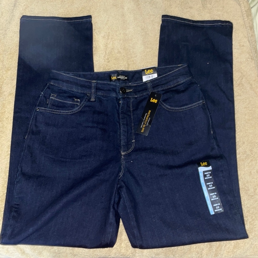 Lee Relaxed Fit Straight Leg High Rise Size 10